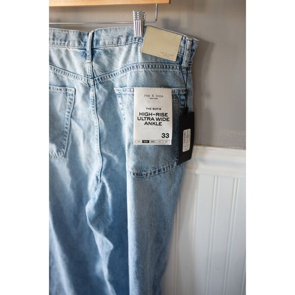 rag & bone Featherweight Sofie High Rise Jeans 33 NWT - Picture 5 of 5